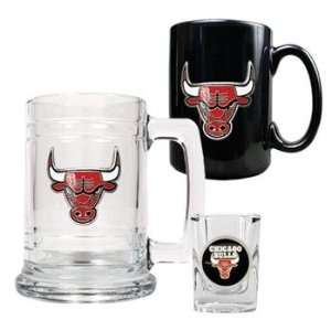  Chicago Bulls NBA Beer Tankard & Shot Glass: Kitchen 