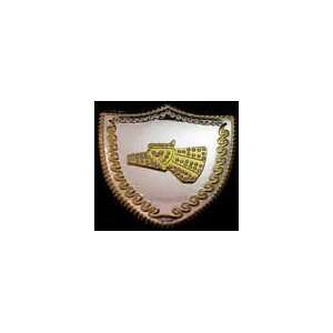 Hecho En Mexico Eagle Logo Sign Belt Buckle with Gold Rhinestone in 