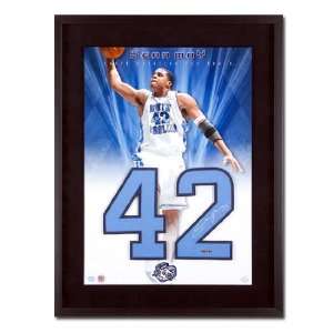 Sean May Signed UNC Jersey #s Framed UDA