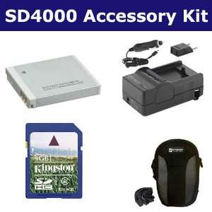   Memory Card, SDNB6L Battery, SDM 185 Charger, SDC 22 Case Camera