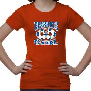 Sam Houston State Bearkats Youth Argyle Girl T Shirt   Orange:  