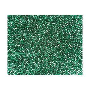   Green Emerald Round 15/0 Seed Bead Seed Beads Arts, Crafts & Sewing