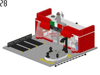 Lego City Custom MOTORBIKE DEALER   INSTRUCTIONS ONLY! 10185 10182 
