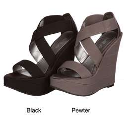 MIA Womens Papparazzi Wedge Sandals  