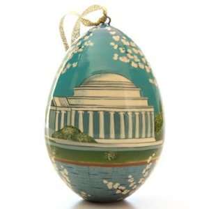 Jefferson Memorial Hand painted Souvenir Ornament: Home 