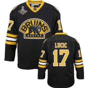 Gear   Milan Lucic #17 Boston Bruins Jersey Third Black Hockey Jerseys 