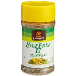 Lawrys Salt Free 17 Seasoning, 2 oz Shakers, 6 ct (Quantity of 2)