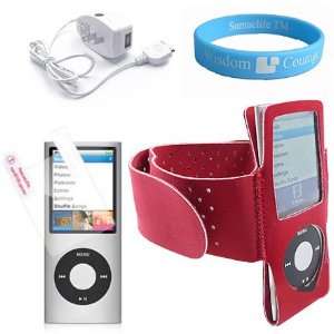   + Ipod Nano Wall Charger + Wristband  Players & Accessories