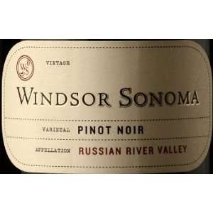   Windsor Sonoma Russian River Pinot Noir 750ml Grocery & Gourmet Food