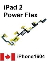 New OEM Apple iPad 2 gen Power Volume Flex ribbon cable part fix 