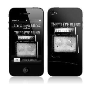   iPhone 4  Third Eye Blind  Silvertone Skin Cell Phones & Accessories