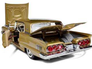 1960 FORD THUNDERBIRD HARD TOP DUST GOLD 1/18 DIECAST CAR MODEL BY 