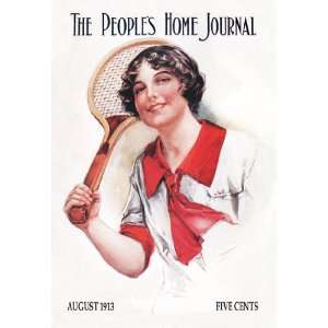  Peoples Home Journal Tennis 20X30 Canvas Giclee