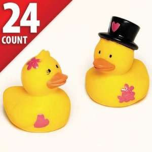  Valentines Day Rubber Ducks 24ct