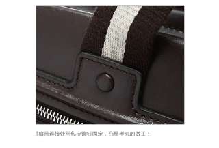 Mens Genuine Leather Handbag Messenger Shoulder Briefcase Laptop 