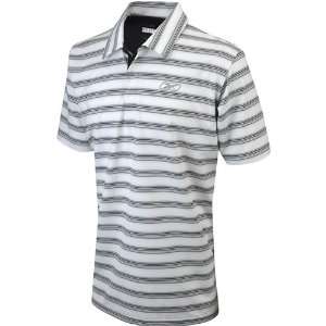    Reebok Club Stripe Polo (Mens) White/Black: Sports & Outdoors