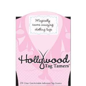 Hollywood Fashion Tape Tag Tamers Clear Adhesive Tag Covers 24 count