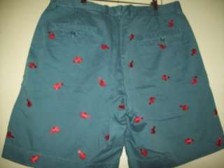 Crew Shorts Embroidered Lobster 36  