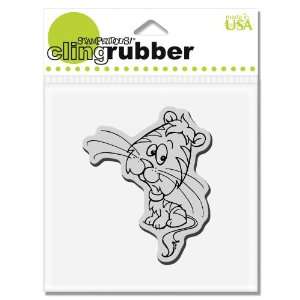  Stampendous Cling Rubber Stamp, Tiger Baby Image: Arts 
