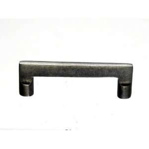  Top Knobs   Aspen Flat Sided Pull 4   Silicon Bronze Light 