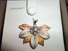 Tri Colored Sterling Silver 925 Flower