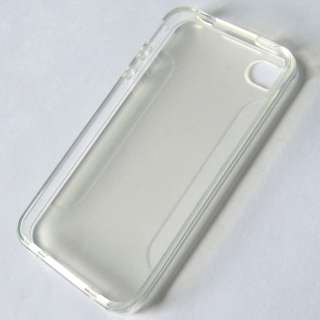   Clear TPU Gel Hard Case Cover Protector Case for Iphone 4S 4GS  