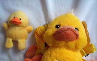 Baby Toddler Child Safety Harness & Plush Yellow Duck  