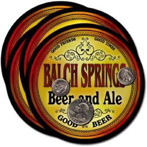  Balch Springs, TX Beer & Ale Coasters   4pk Everything 