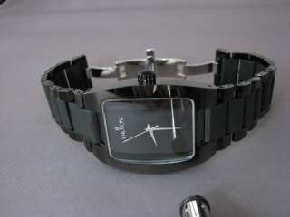 CROTON model cn307265chbk Swiss Quartz Watch in Tungsten MSRP $1000.00 
