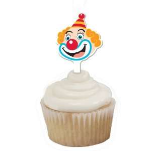  Big Top Birthday Cupcake Toppers
