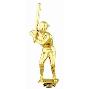 Gold 8 3/4 Female Softball Trophy Figure Trophy:  Sports 
