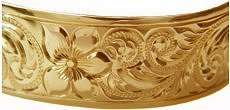 Hawaiian Heirloom Jewelry 14k Gold Custom Name Bracelet  