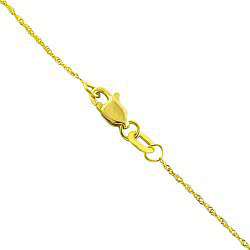 14k Two tone Gold Singapore Double Dolphin Necklace  Overstock