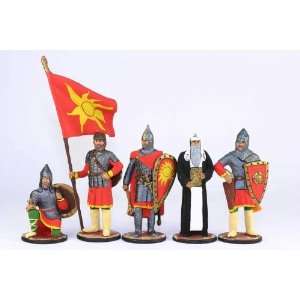   Tin Soldiers * set of 5 * Ancients Russian warriors * ts.124 Toys