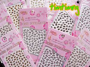 10 Sheets Assorted Animal Print 3D Nail Art Stickers Decals #OPQ 