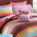 Roxy Summer Stripe TwinXL size 7 piece Bed in a Bag with Sheet Set 