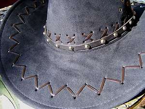   /Cowgirl HAND Tooled Black Leather HAT BAND  MADE IN U.S.A.  