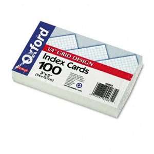   Pendaflex 2035 3 x 5 White Grid Ruled Index Cards