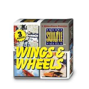  Squzzle Puzzle Wings & Wheels Toys & Games