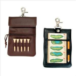 Royce Leather 672 5 Clip on Golf Accessory Bag Color Coco 