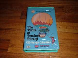 PERILS OF PENELOPE PITSTOP CLIFF HANGER CALAMATIES VHS  