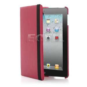   PINK 360 DEGREE ROTATING CASE COVER & STAND FOR iPAD 2 Electronics