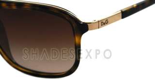 NEW DOLCE&GABBANA D&G Sunglasses DD 8088 HAVANA 502/13 DD8088 AUTH 