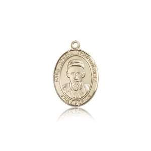 14kt Gold St. Saint Joseph Freinademetz Medal 1/2 x 1/4 Inches 9329KT 