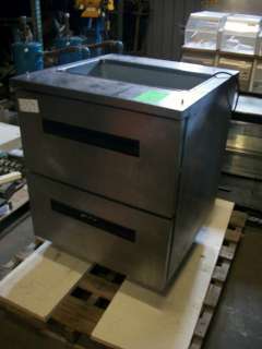 Refrigerated 2 Drawer Cabinet Delheld Co. D401 CIC, 115 Volt Stainless 