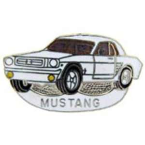 1965 Mustang Pin White 1