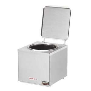  Single Dip Server   Hot Topping Cone Dipping Warmer 