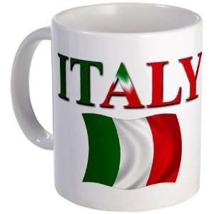 Italian Flag Italian Mug by  