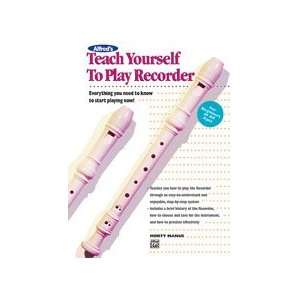    Alfreds Teach Yourself to Play Recorder Musical Instruments