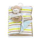 Carters Baby Blanket with Rattle   Monkey